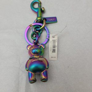 Coach Metal Bear Keychain/charm